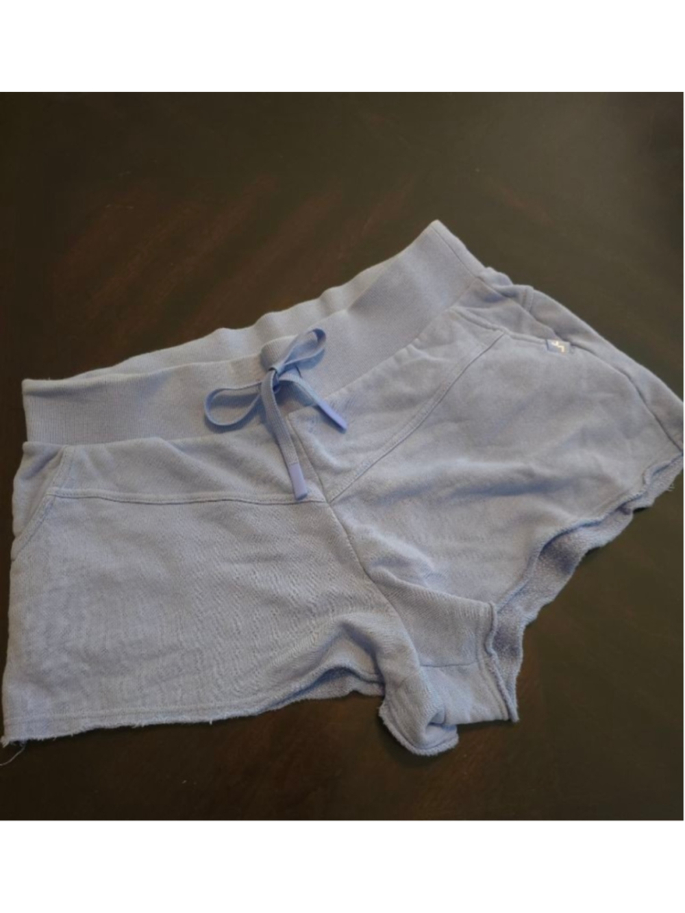 Women's Soft JoyLab Periwinkle Blue Athletic Lounge Shorts L Pockets Pastel